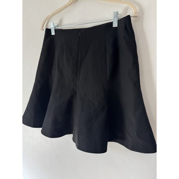 NWT H&M Black Knit Knee Length Skirt Women’s Size 6 - Picture 6 of 8